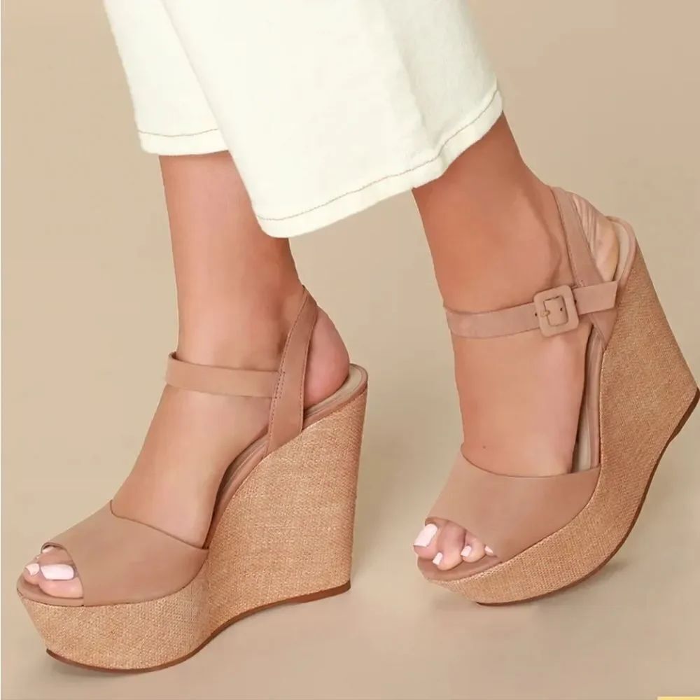 NORITZA WEDGE OPEN TOE ANKLE STRAP WOMEN"S SANDAL